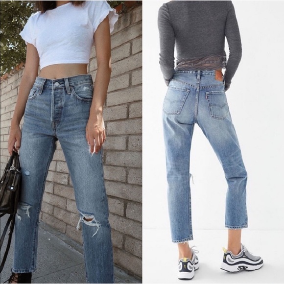 Levi's Denim - Levi's 501 original high rise straight leg jean